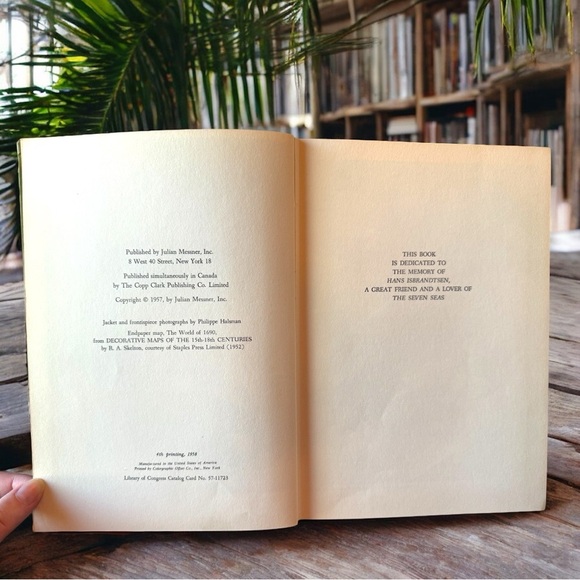 VINTAGE 1958 Peter Freuchen’s Book of the Seven Seas Hardcover Book - Picture 7 of 16